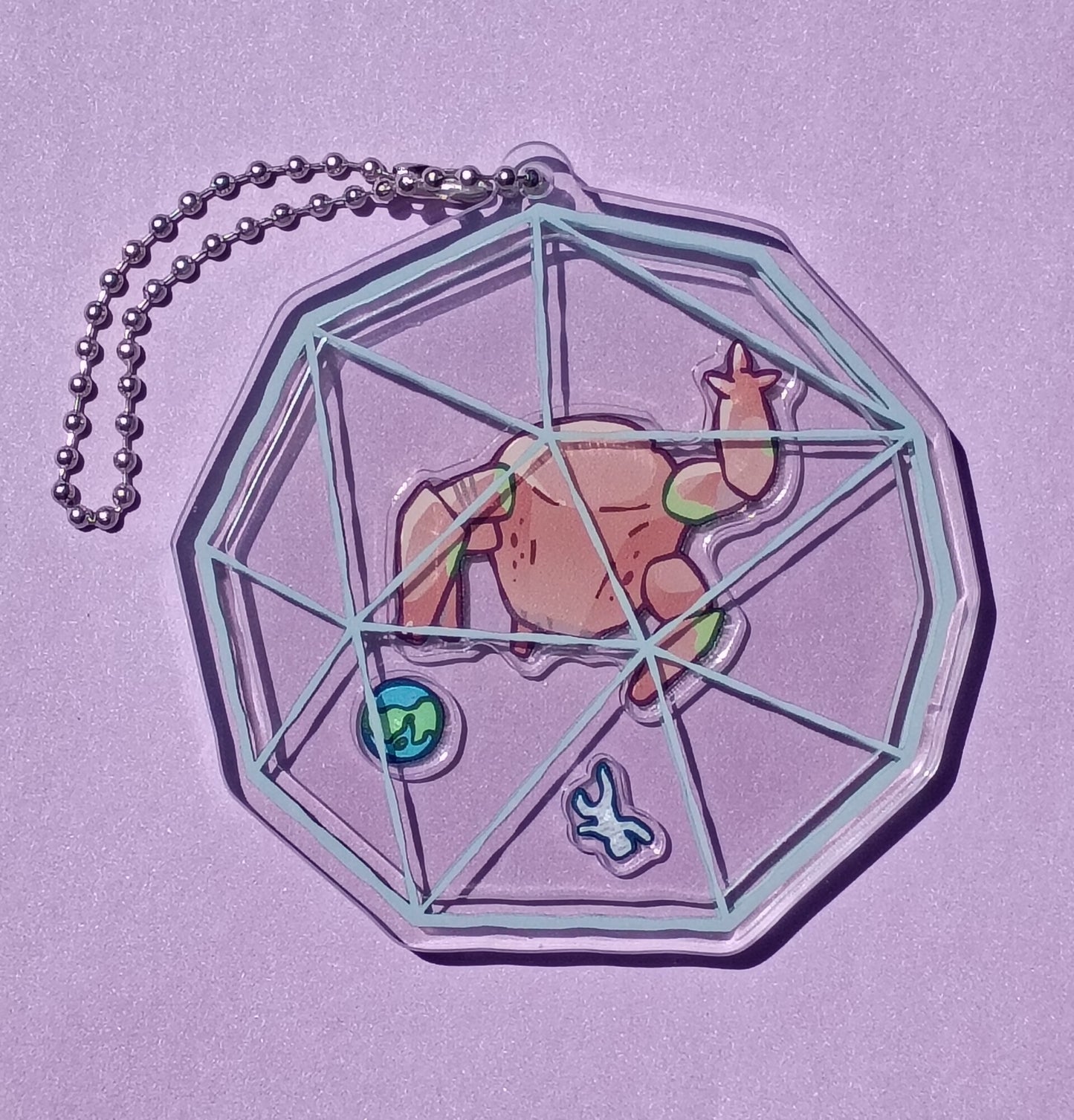 Rocky shaker keychain