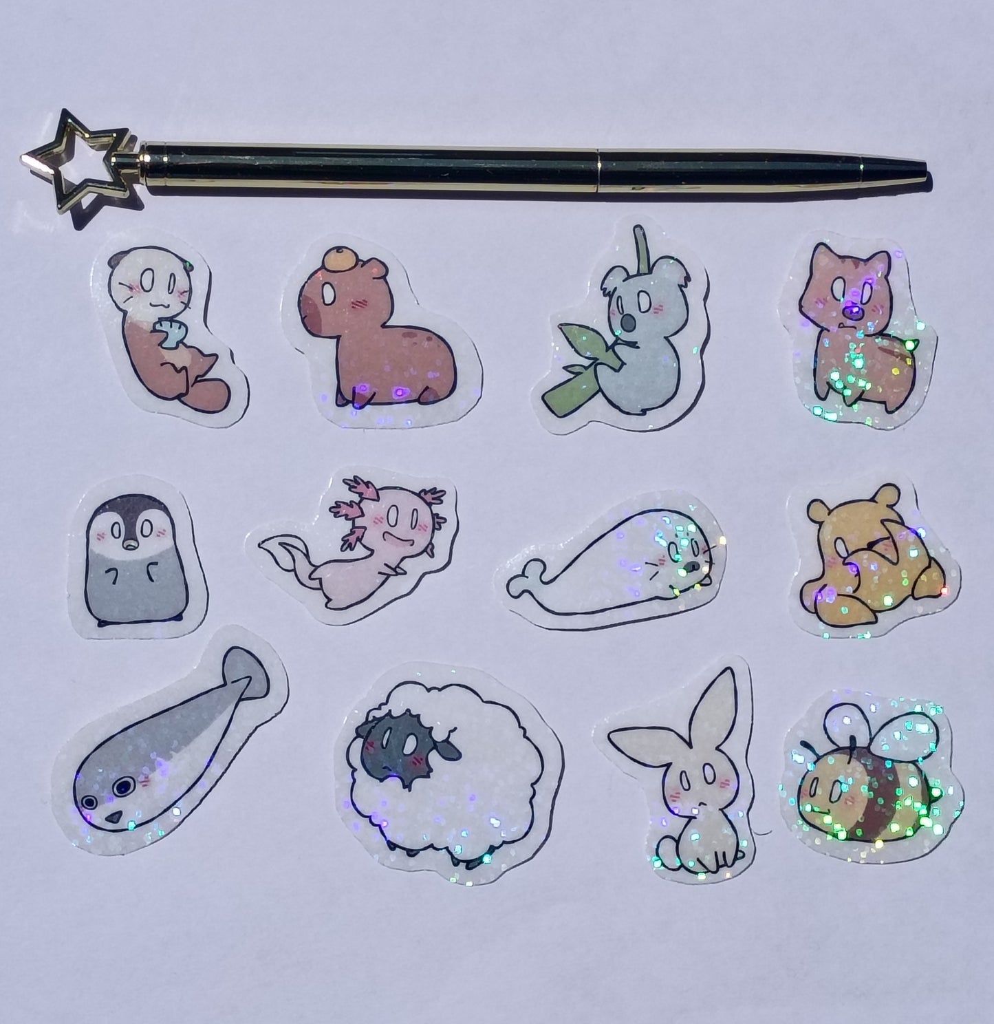 Stickers set - Cute animals