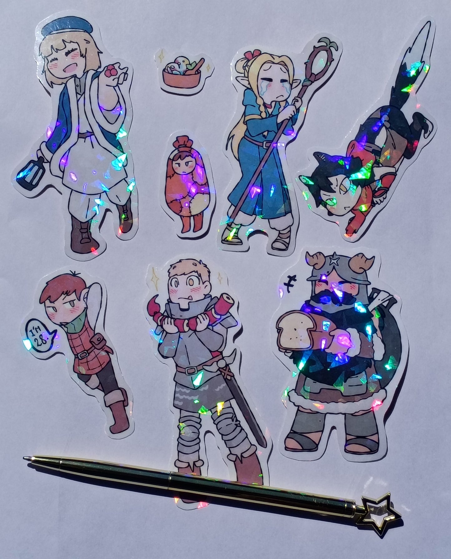 Stickers set - Dungeon squad