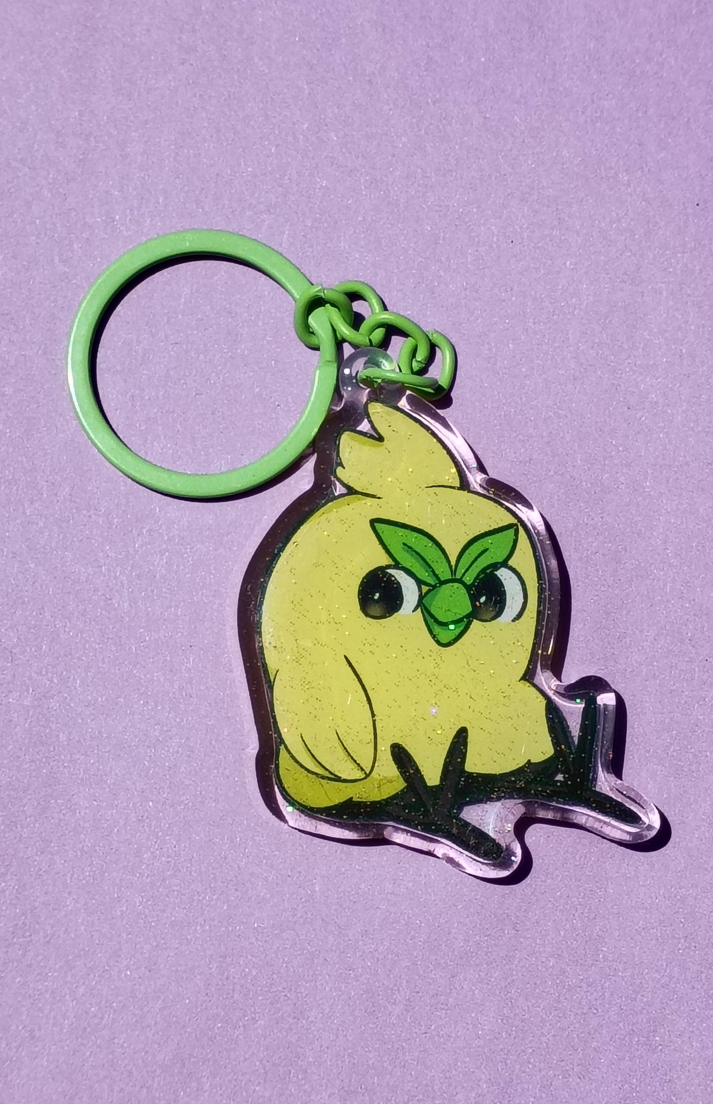 Cute Winds and Waves Monsters - Bird keychain