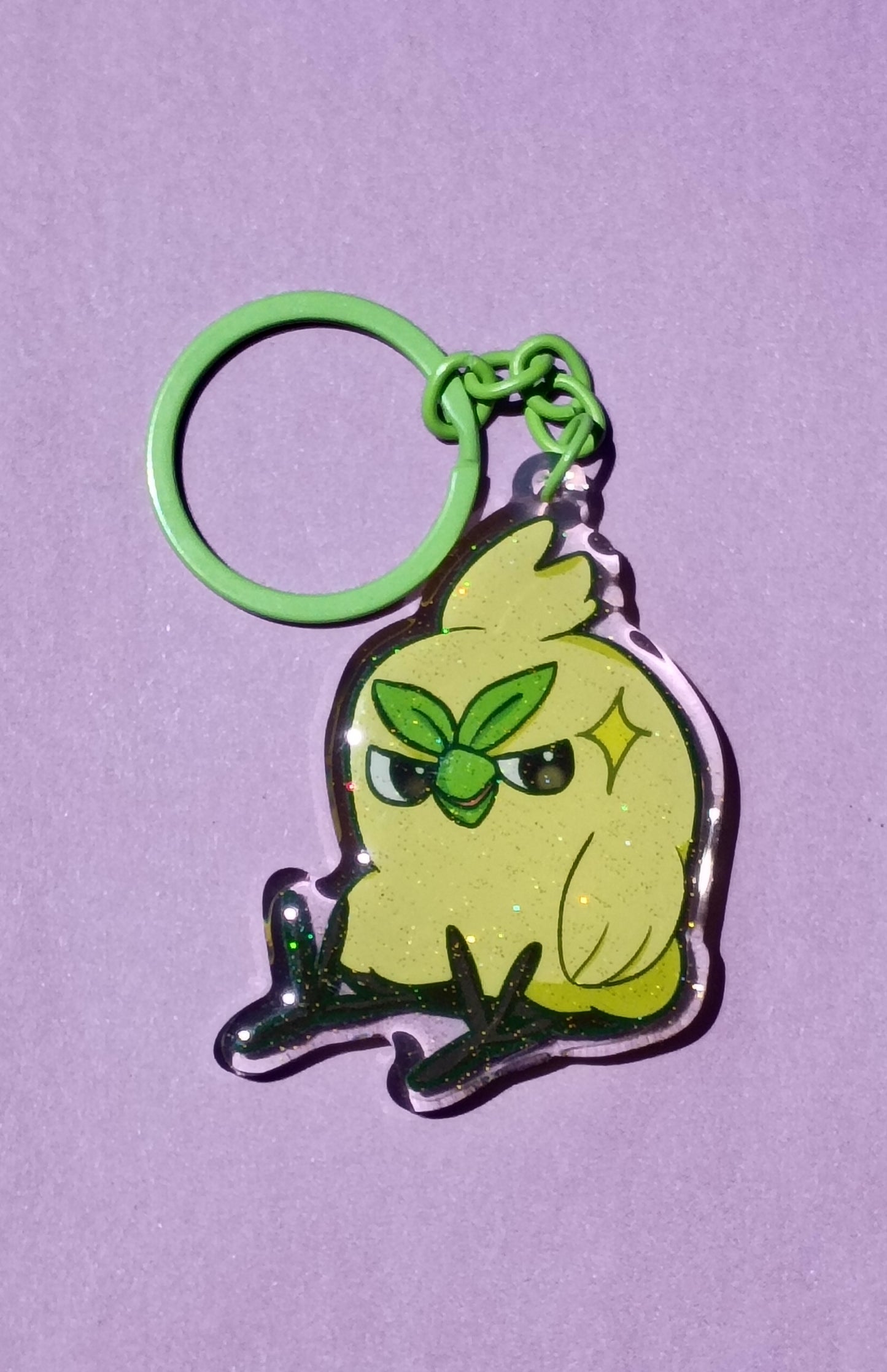 Cute Winds and Waves Monsters - Bird keychain