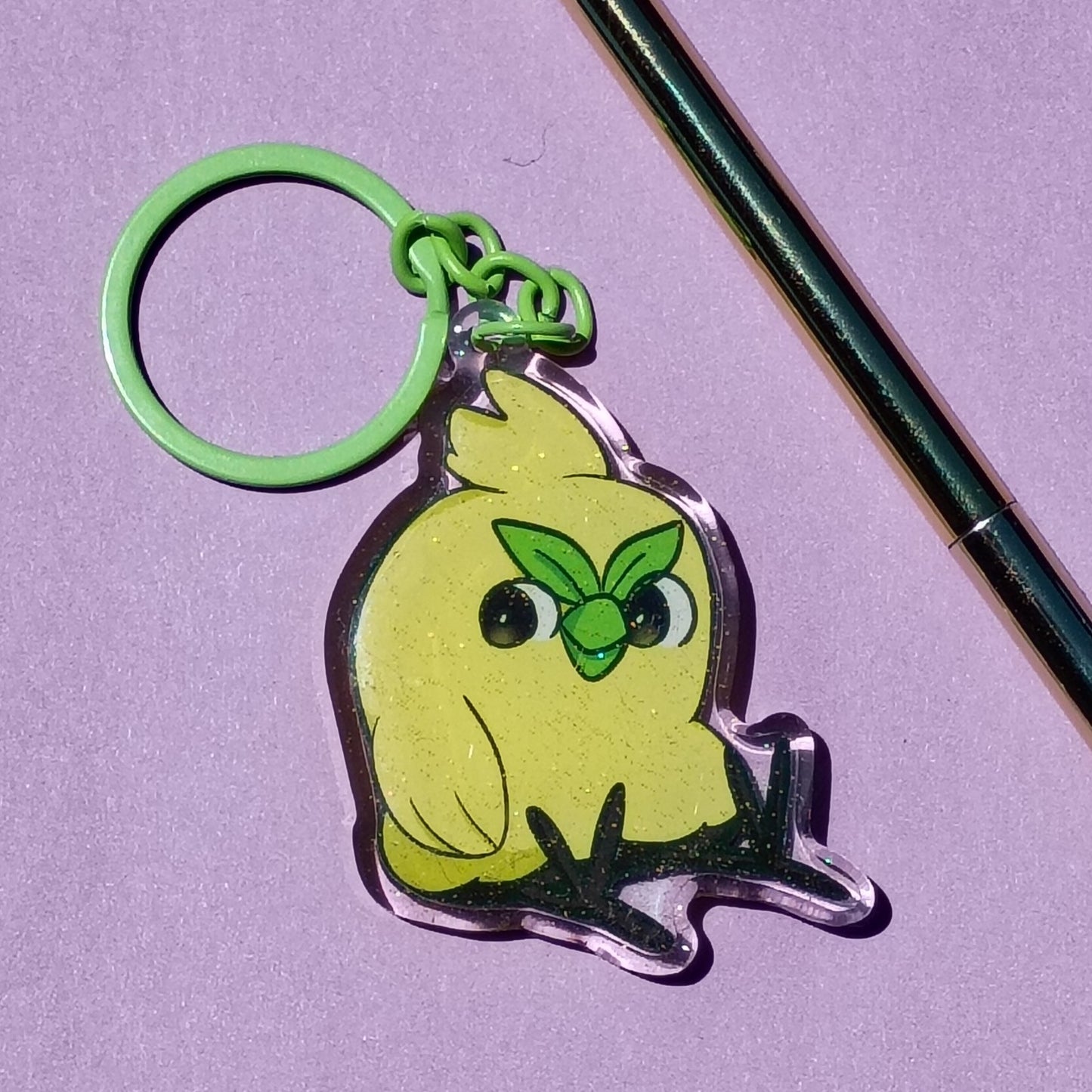 Cute Winds and Waves Monsters - Bird keychain