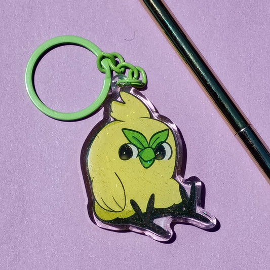 Cute Winds and Waves Monsters - Bird keychain