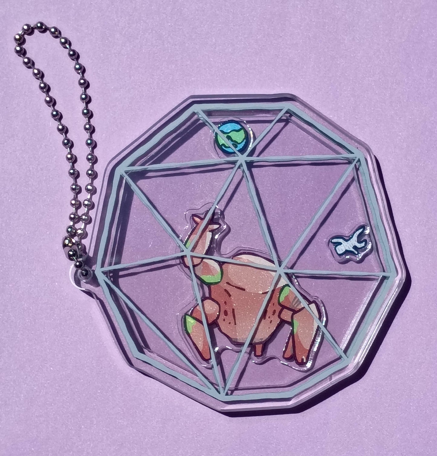 Rocky shaker keychain