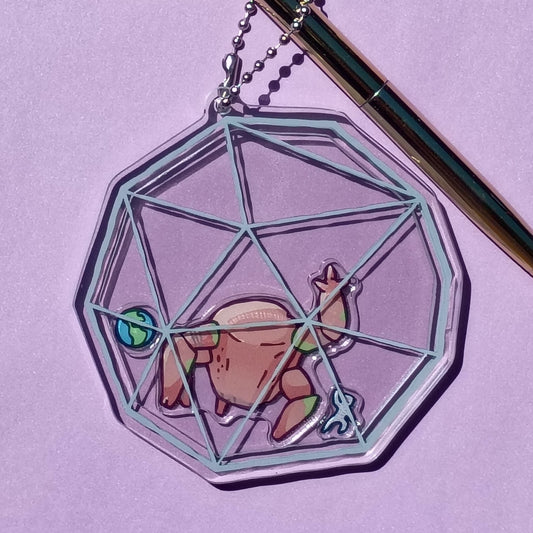Rocky shaker keychain