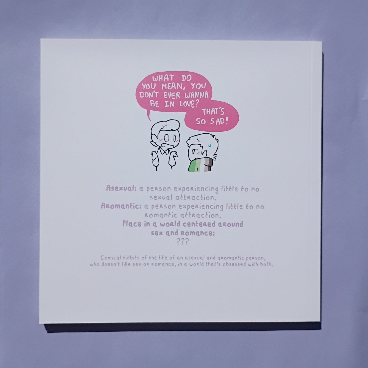 No One Can Know I Don't Like Sex - An aromantic / asexual humor comic (Paperback)
