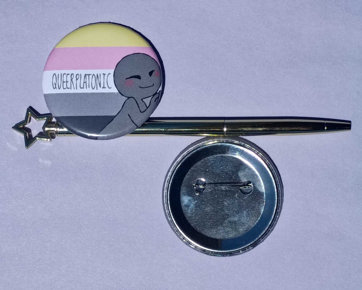 Queerplatonic badge set