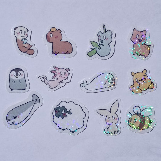 Stickers set - Cute animals