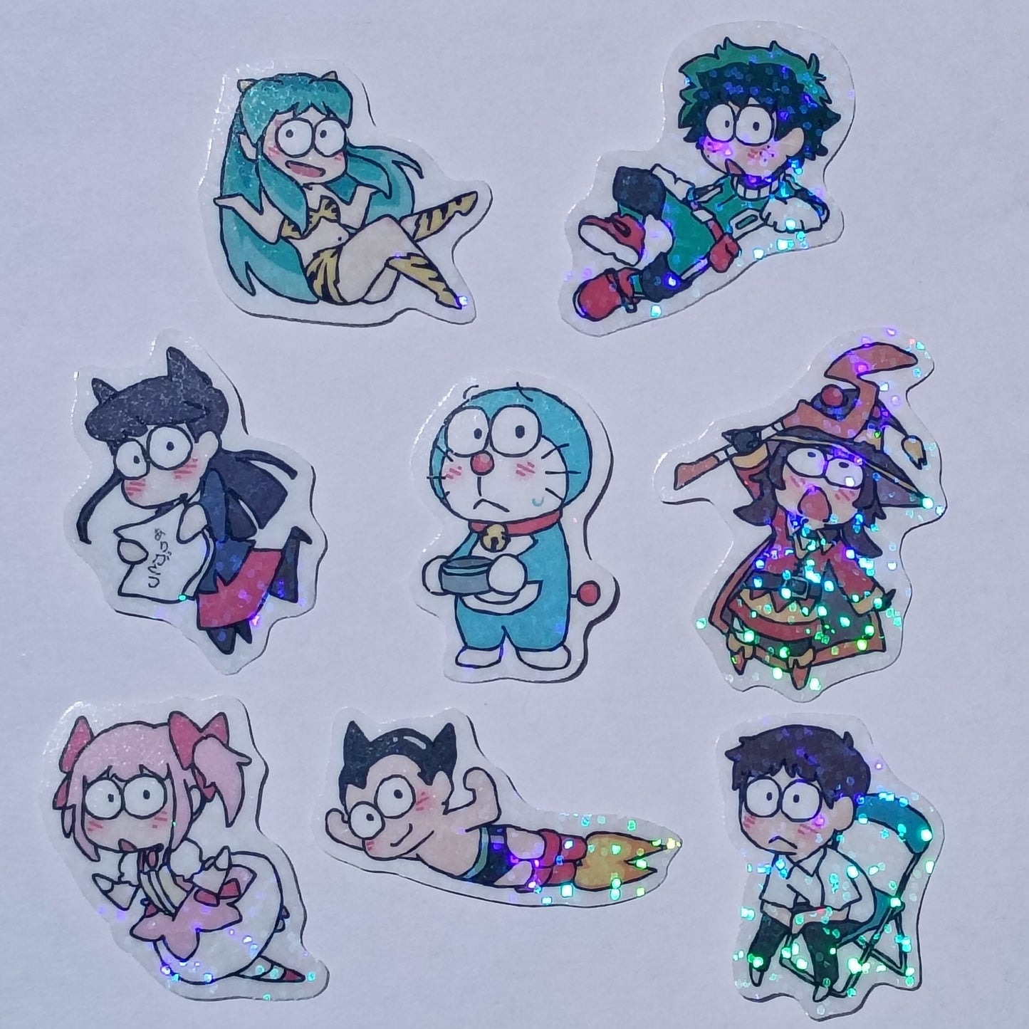 Stickers set - Anime skrunklies