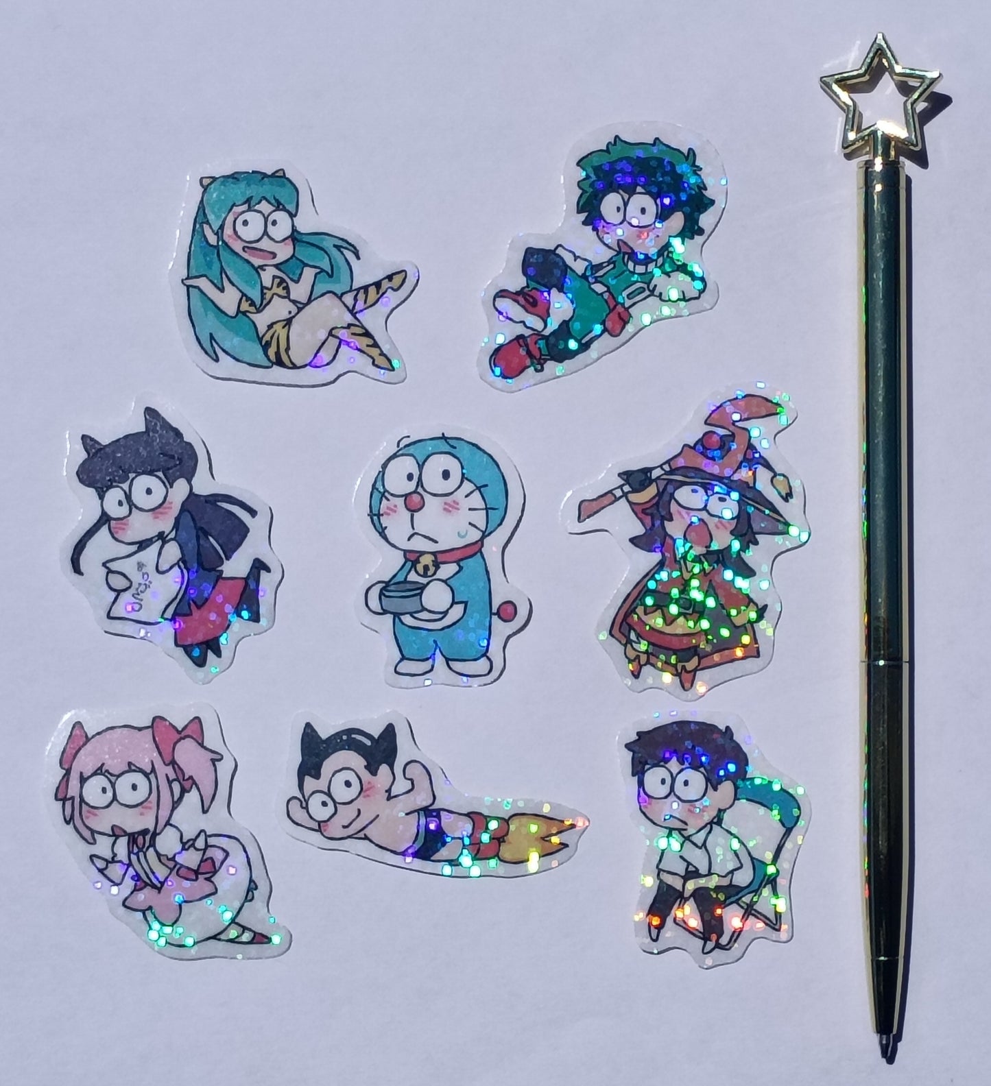 Stickers set - Anime skrunklies