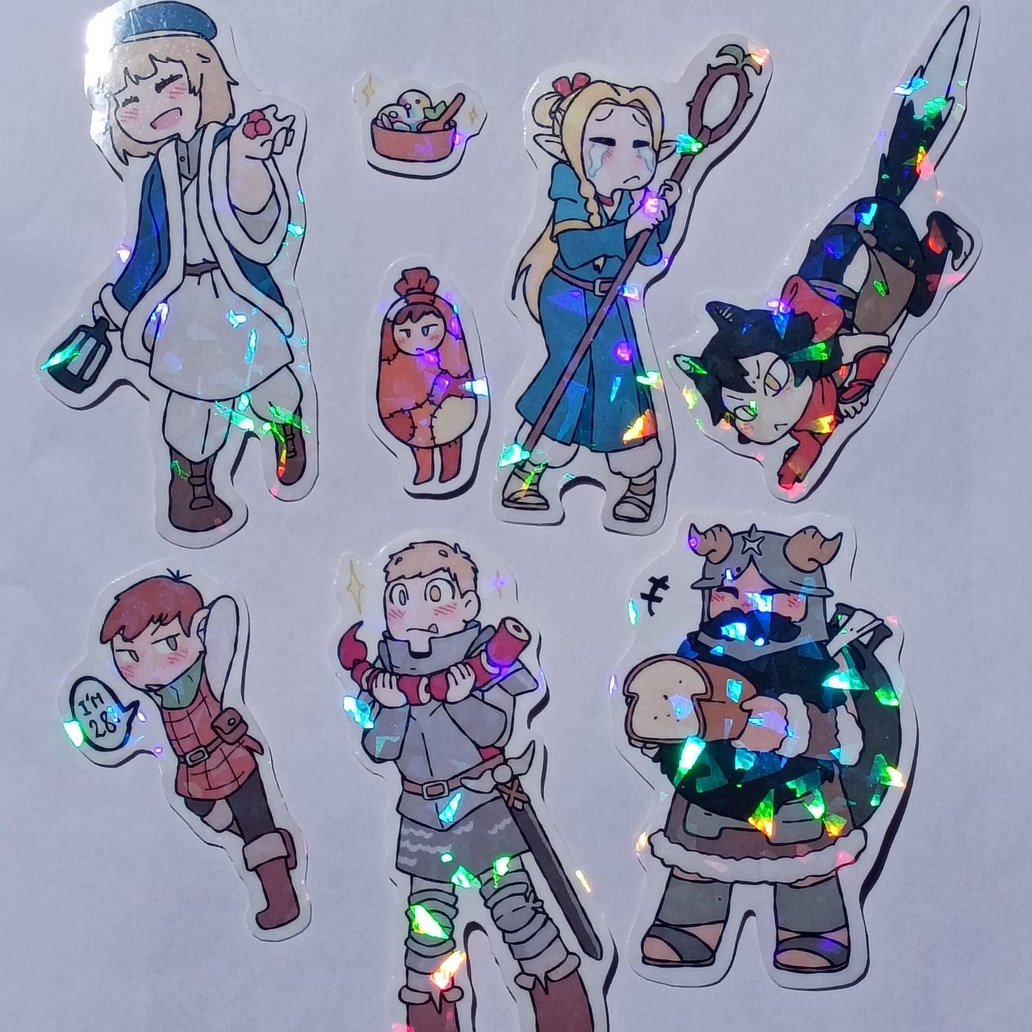 Stickers set - Dungeon squad