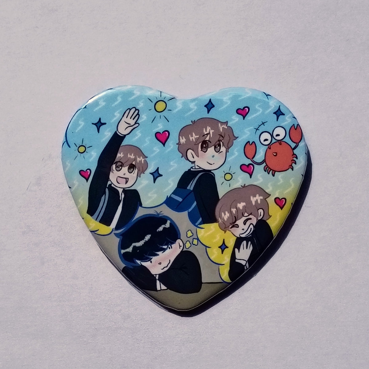 Go For It! heart badges