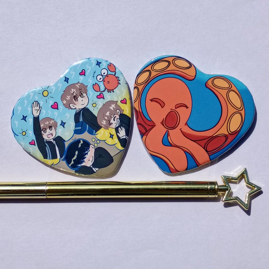 Go For It! heart badges