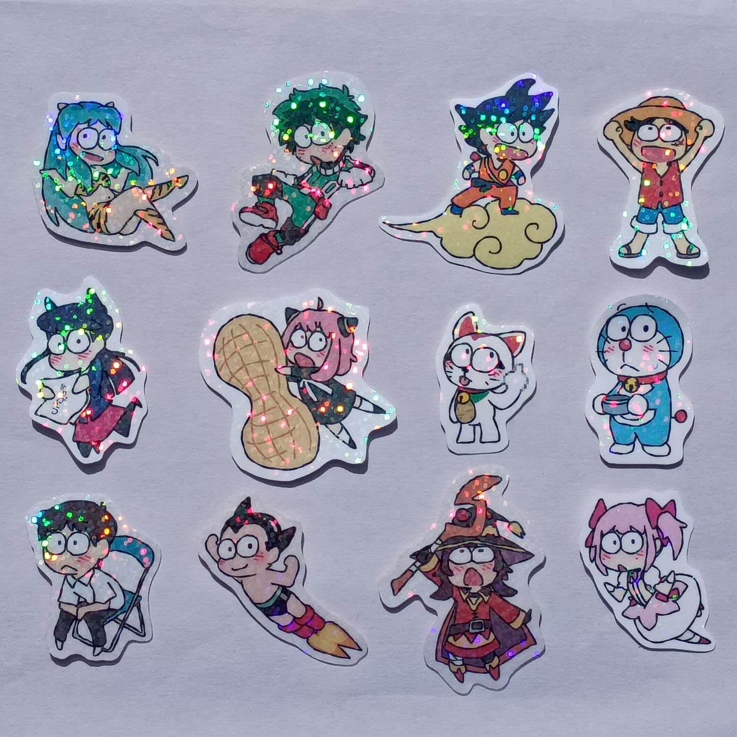 Stickers set - Anime skrunklies